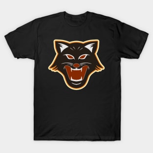 Halloween black cats cae T-Shirt